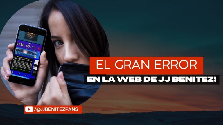 El gran error en la web de JJ Benítez!