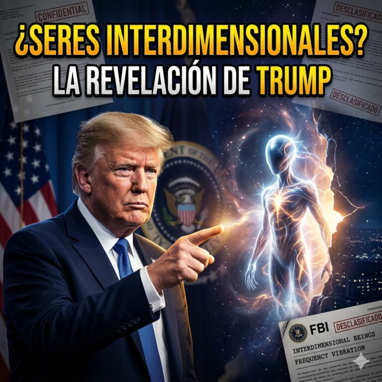 SERES INTERDIMENSIONALES? LA REVELACIÓN DE TRUMP QUE LO CAMBIA TODO – Episodio exclusivo para mecenas